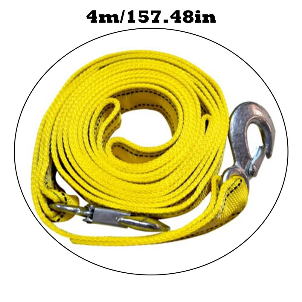 PACKOVE 2 Pièces Corde De Remorquage Treuil De Voiture Urgence Câble De Remorque De