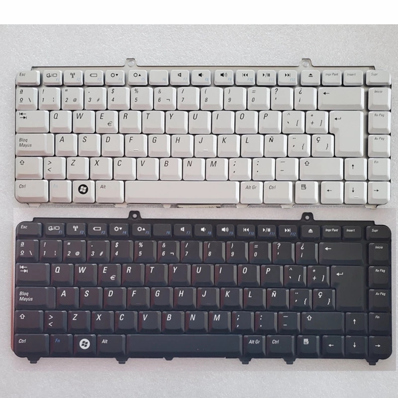 Spaans Toetsenbord Voor Dell Inspiron 1400 1520 1521 1525 1526 1540 1545 1420 1500 Zilveren Sp Teclado Laptop /Notebook qwerty