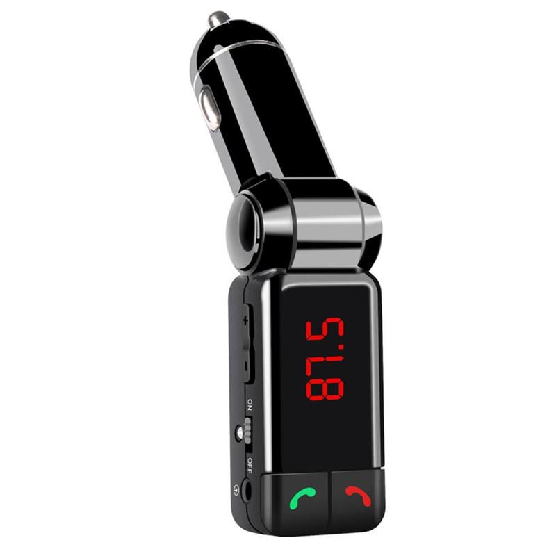 Auto MP3 Speler Fm-zender Handsfree Draadloze Bluetooth Kit Led Auto Mp3 Speler Usb Charger Fm Modulator Auto Accessoires