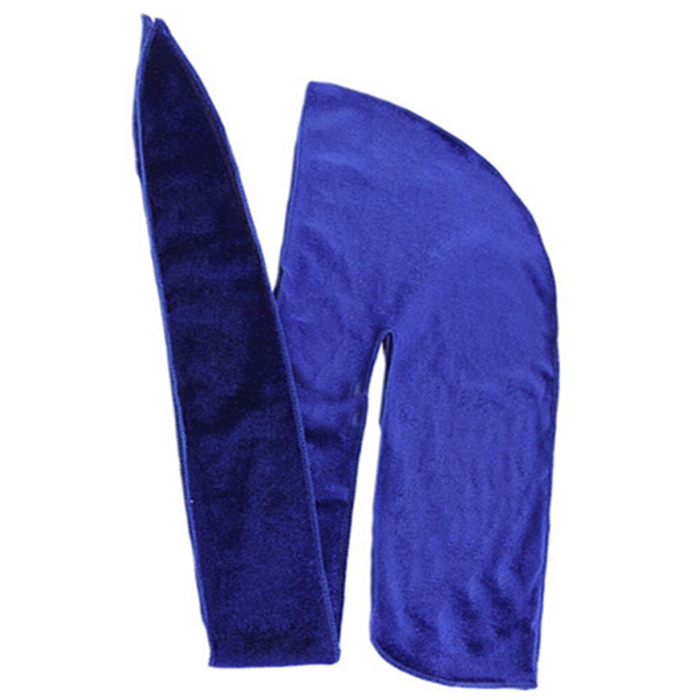 Pañuelo de terciopelo Durag para niños, pañuelo de Color sólido Doo, ondas, gorro, diadema