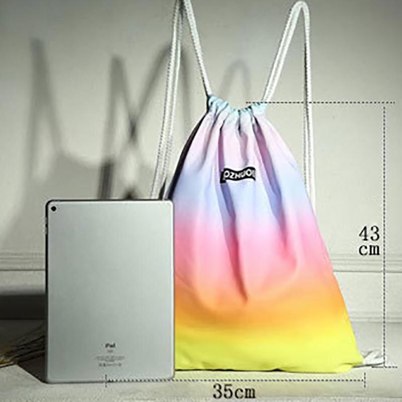 Mochila de deporte para gimnasio, bolsa deportiva impermeable con cordón perfecta para actividades en el exterior, accesorio ideal para entrenamiento, fitness y natación, para verano