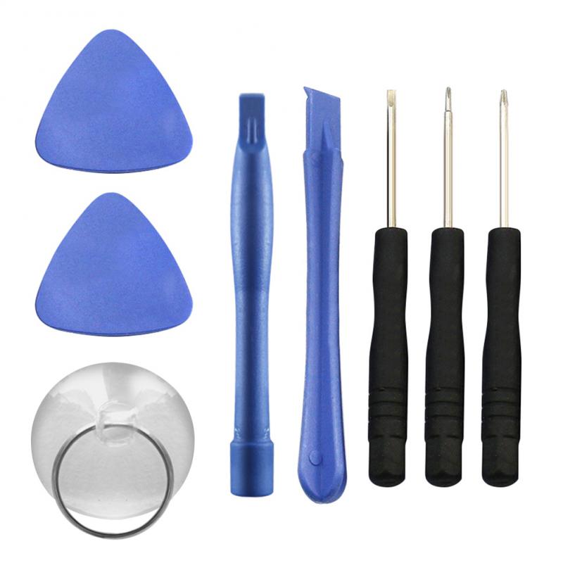 8 In 1 Universele Mobiele Telefoon Reparatie Tool Set Mobiele Touch Screen Lcd Display Batterij Back Cover Gereedschap Kits Schroevendraaier set: Default Title