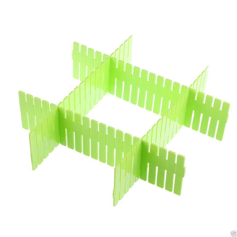 WBBOOMING-organiseur de séparation à tiroirs en plastique réglable, 4 pièces, tiroir extensible, séparateur de meuble, rangement bricolage