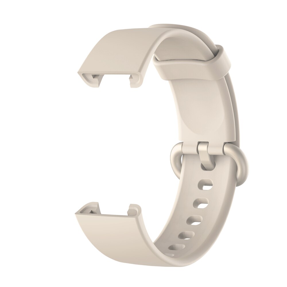 Correa de silicona para Xiaomi Mi Watch Lite, repuesto de pulsera deportiva, versión Global: beige