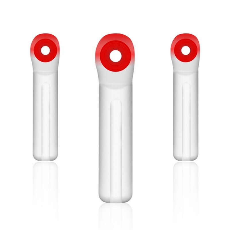 100Pcs Float Tube Soft Core Float Rest Silicone Material Soft Tail Fishing Float Fishing Bobber Peche Accesories