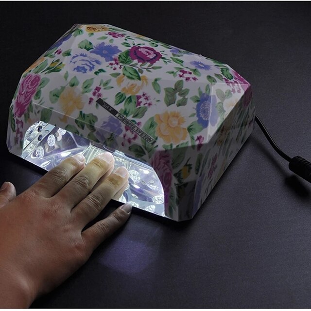 Lampe UV 36W CCFL avec capteur automatique, sèche-ongles en forme de diamant, lampe LED pour le séchage du vernis Gel UV, outils d&#39;art des ongles: G