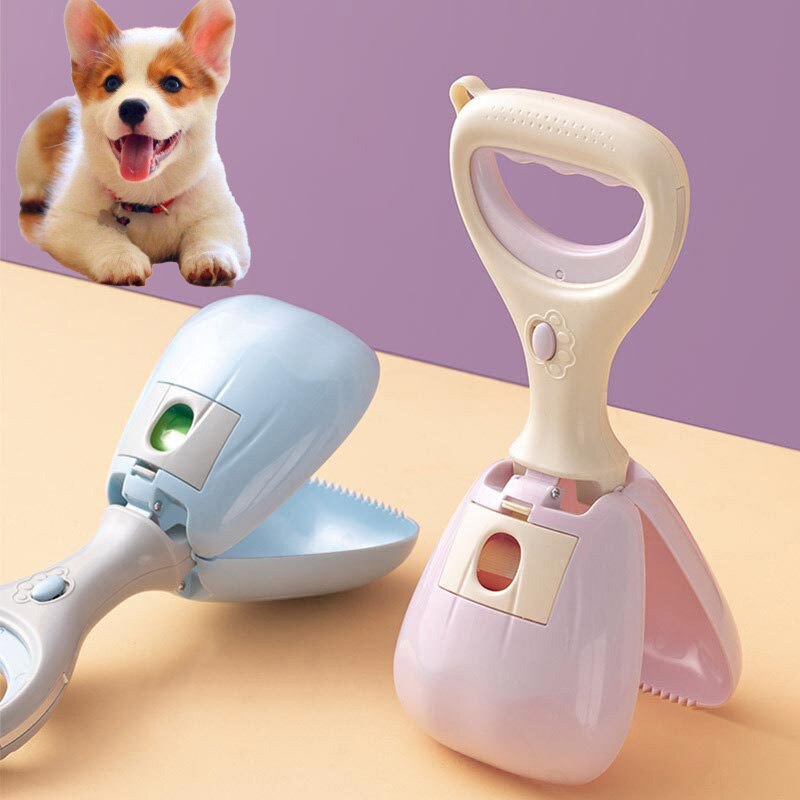 Pelle à caca à Long manche pour chien et chat, ramasseur de déchets d&#39;animaux, outil de nettoyage d&#39;extérieur