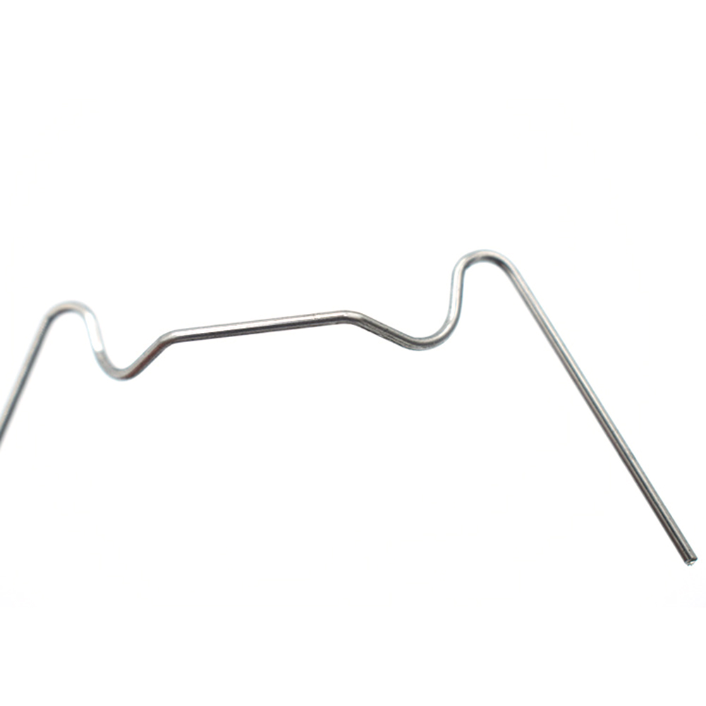 25 stk hage drivhusfilmforsyning w formet tilbehør rustfritt stål bakken spiker mulch plen solskjerm plante