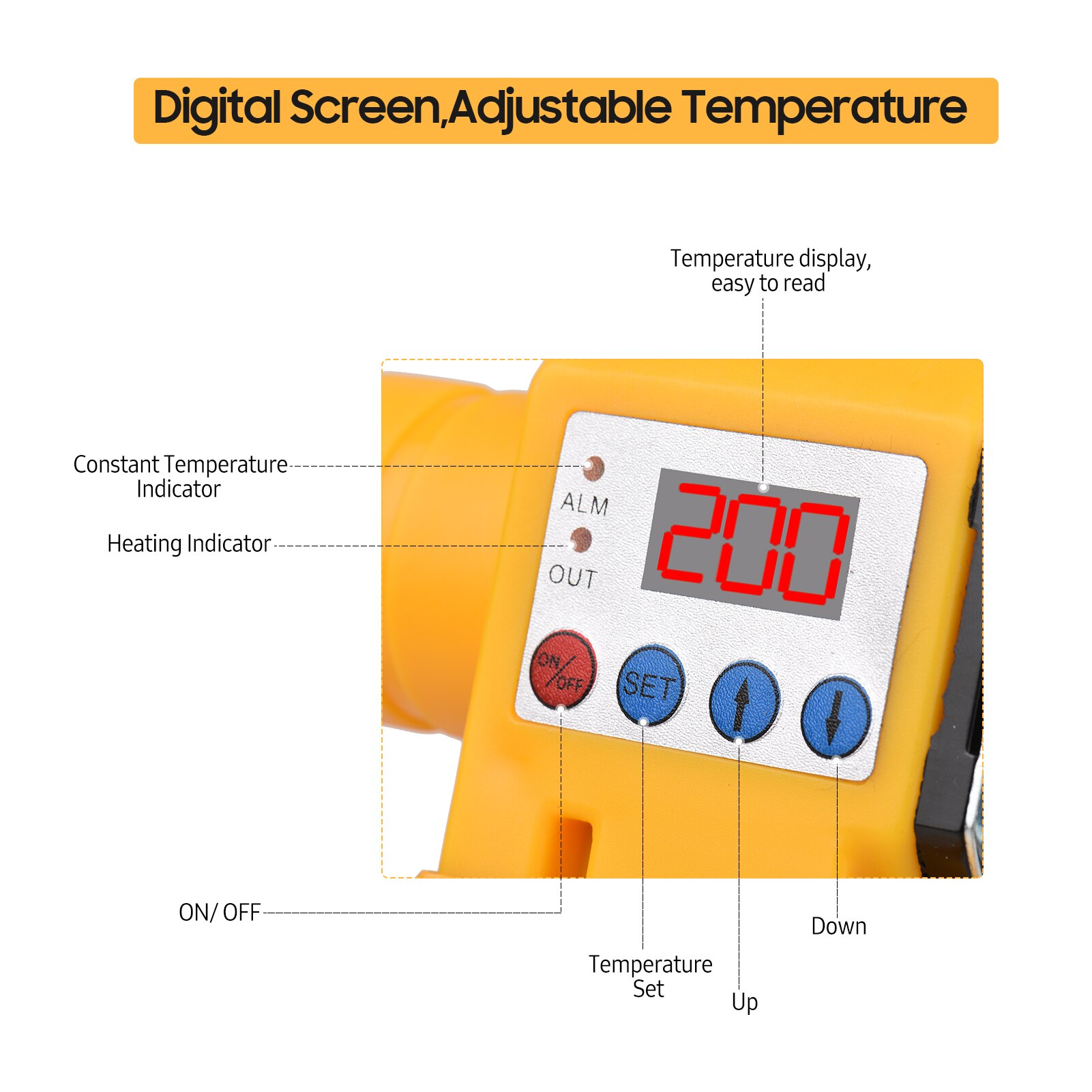 Electric Pipe Welding Machine Heating Tool Heads Set For PPR PB PE Plastic Tube PPR Welding Melt 1000W Electric Tube Heating