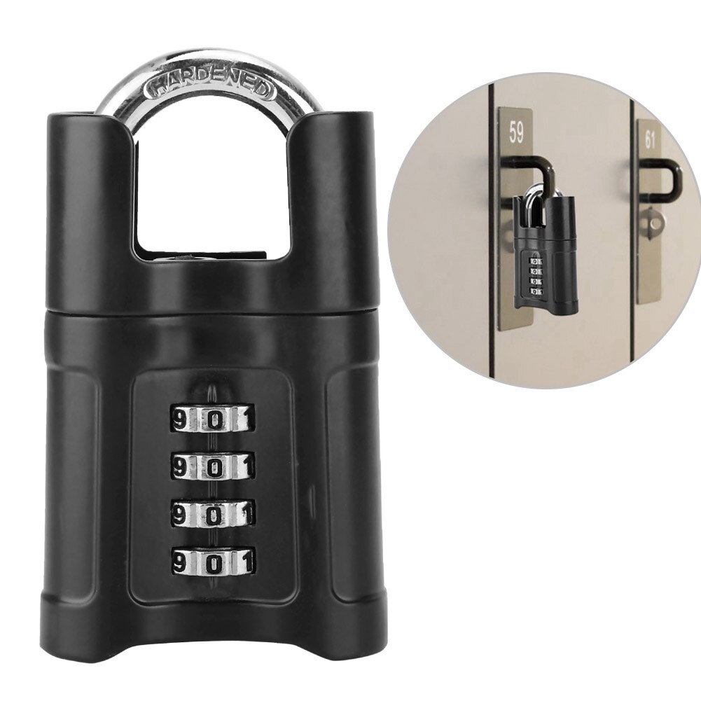 4 Digit Code Password Combination Padlock Waterproof Security Door Lock Safely Code Lock