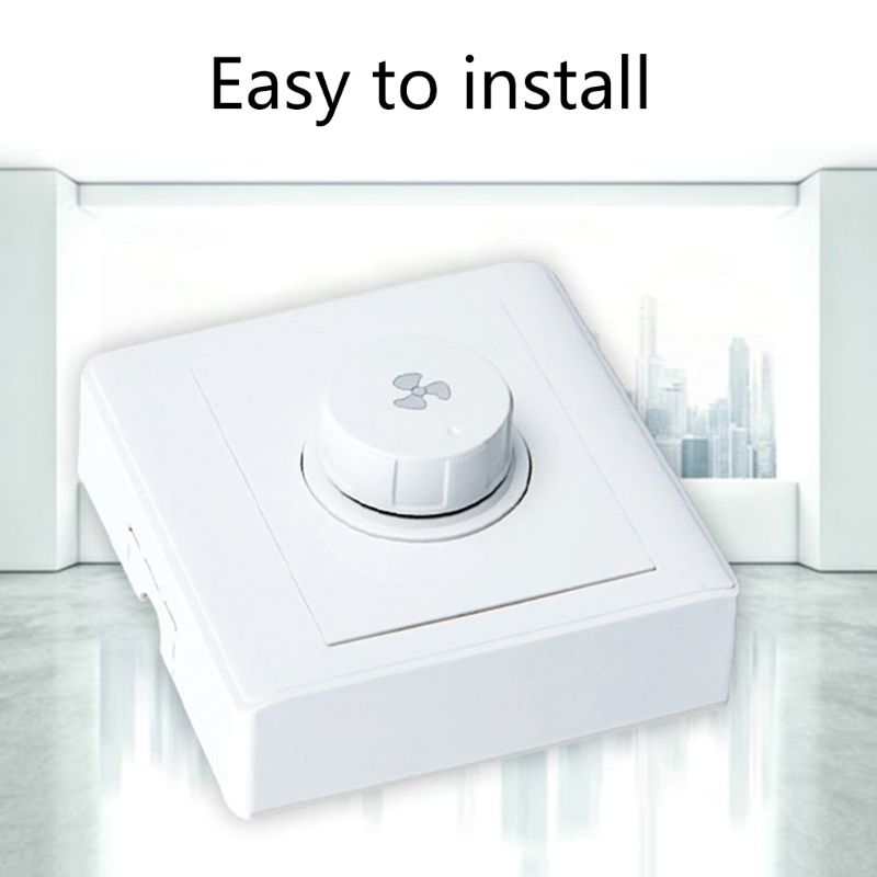 Interrupteur variateur de vitesse mural pour ventilateur de plafond, 86 types, 220V, 10a, A0NC