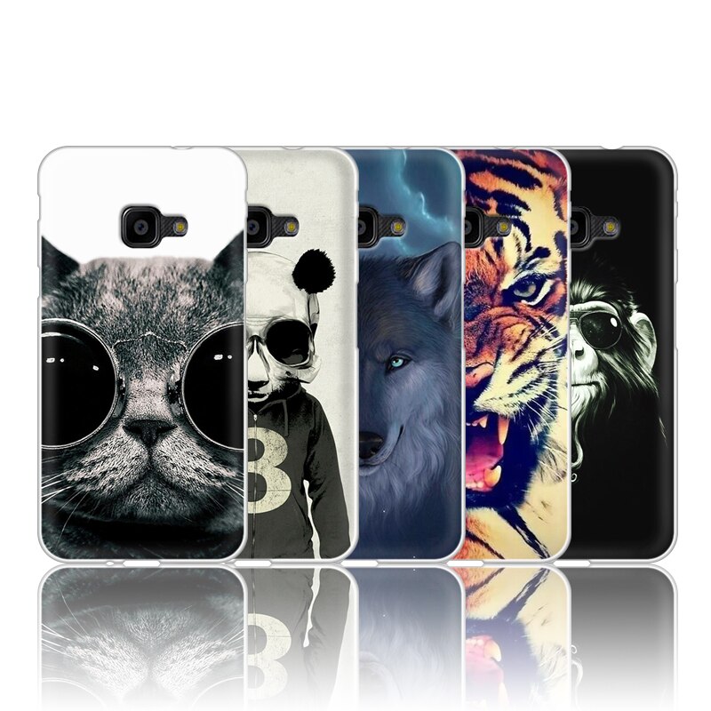 JURCHEN pokrowiec do Samsung Galaxy XCover 4 pokrowiec silikonowy G390F Cartoon śliczny 3D TPU miękki do Samsung Galaxy X pokrowiec 4 pokrowiec Xcover4