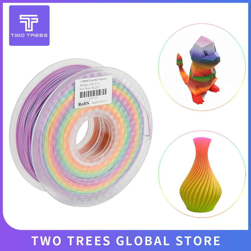 3D Filament PLA Filament 1,75 Multi Gradienten farben 1kg kunststoff spulen Filament 1,75 3D drucker Filament impressora 3D filamento