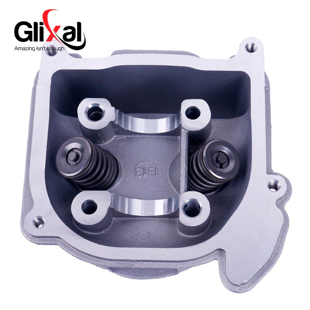 Glixal  gy6 100cc 50mm scooter motor stor boring cylinder genopbygningssæt topstykke assy 4- takt 139 qmb 139 qma knallert  (64mm ventil)