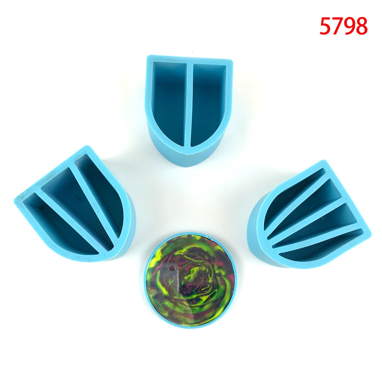 Resin Craft Supplies Color Mixer for DIY Epoxy Casting Resin Matcher Tools Distributing Cup Toning Cup