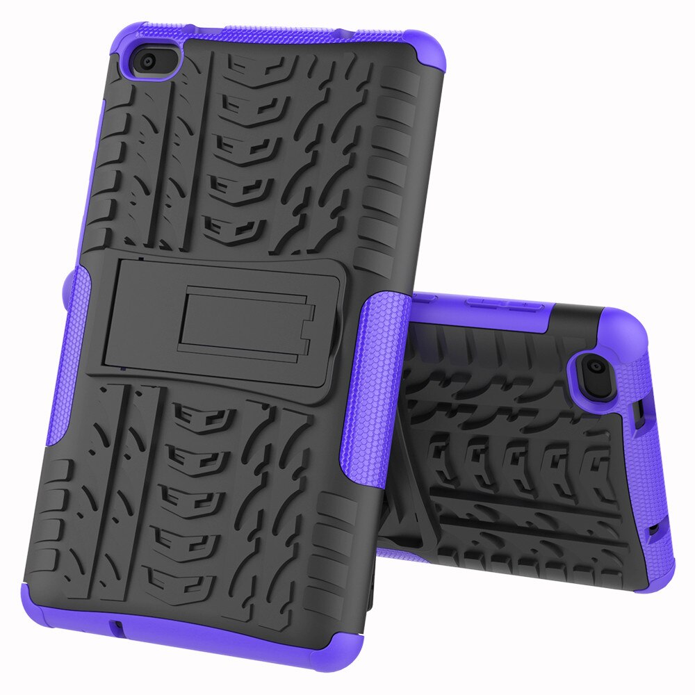 For Lenovo Tab E7 TB-7104F Shock-proof Rugged Hard Rubber PC Stand Case Cover Protective Cases Covers