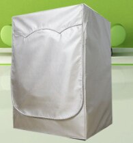 Waterproof Cover For Drum Washing Machine Dust-proof Sunscreen Washer Dryer Cover roller Washing machine cover: Rolling Hook / S