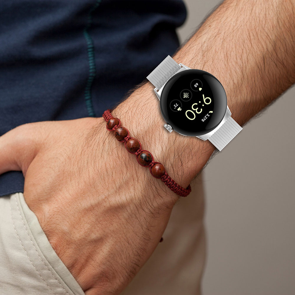 Milanesisk løkkeklokkerem til google pixel watch 3 41mm 45mm watch 3 magnetisk rem armbånd armbånd rustfritt stål metallrem