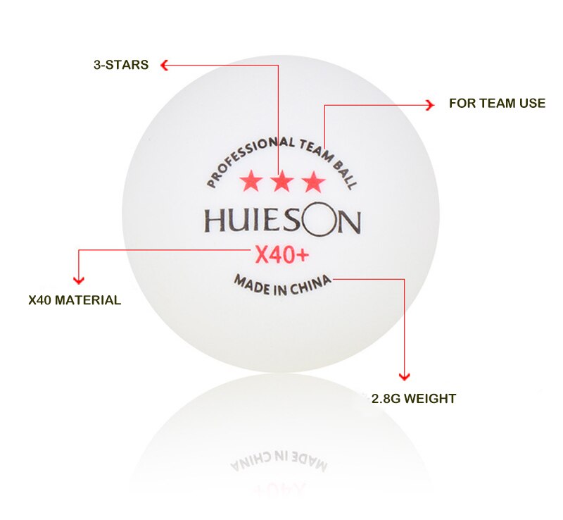 100pcs/box 3-Star X40+ ABS 2.8g Table Tennis Ping pong Balls White Orange Amateur Advanced Training Team Ball