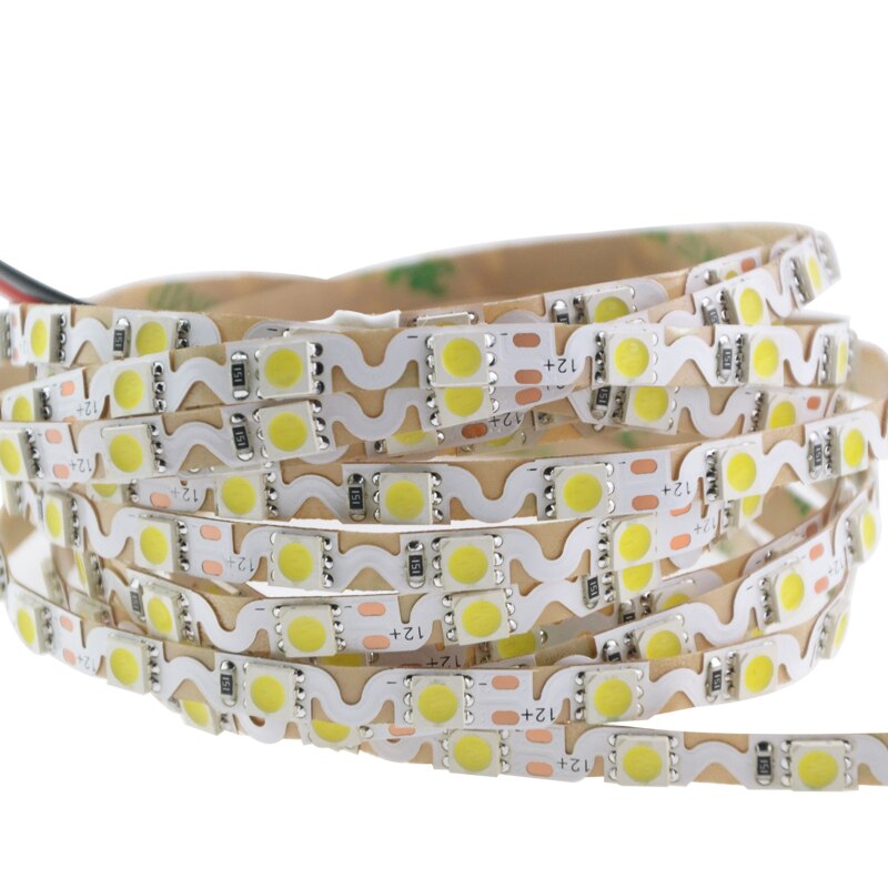 300 Leds LED Strip 5050 12V 5M S Shape Ultra narrow 6mm Signages Channel Light Strip Bendable billboard lamps Replace LED Module