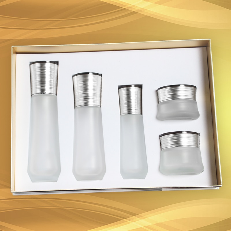 Cosmetische Glazen Fles voor Schoonheidssalon, Geschenkdoos Verpakking Glazen Fles