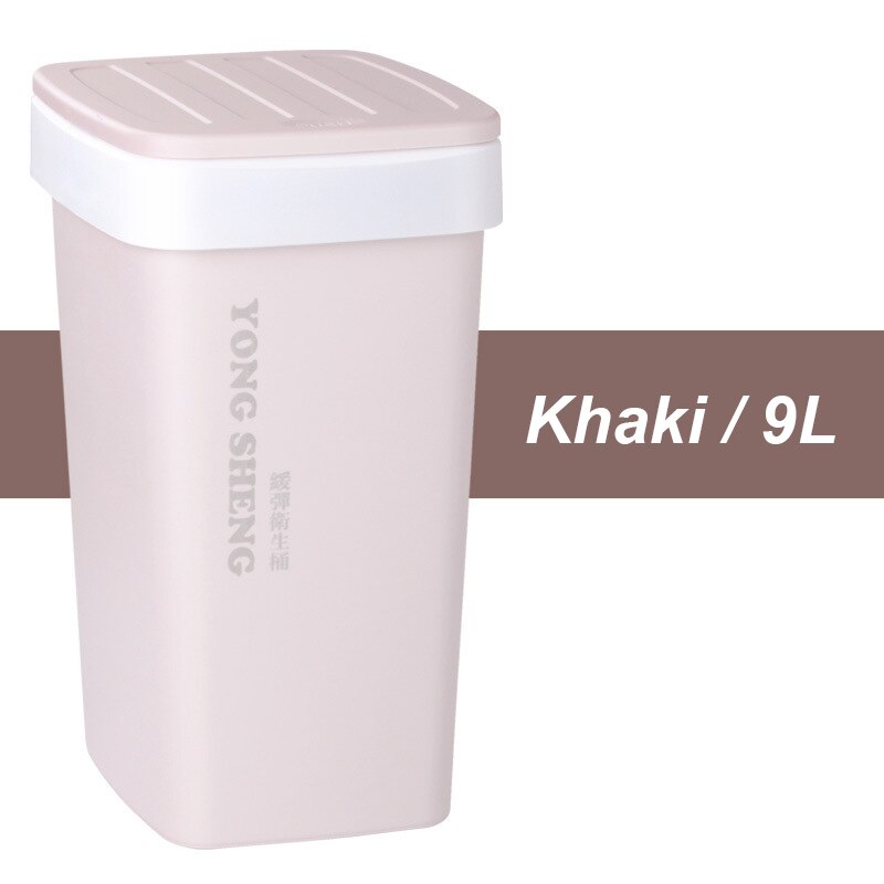 Untior 9l/12l plastik skraldespand automatisk skift affaldspose affaldsspand skraldespand til køkken badeværelse kontor skraldespand: K -9l