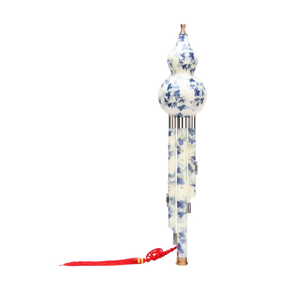 Chinese Instrument Cucurbit Flute Ethnic Musical Instrument