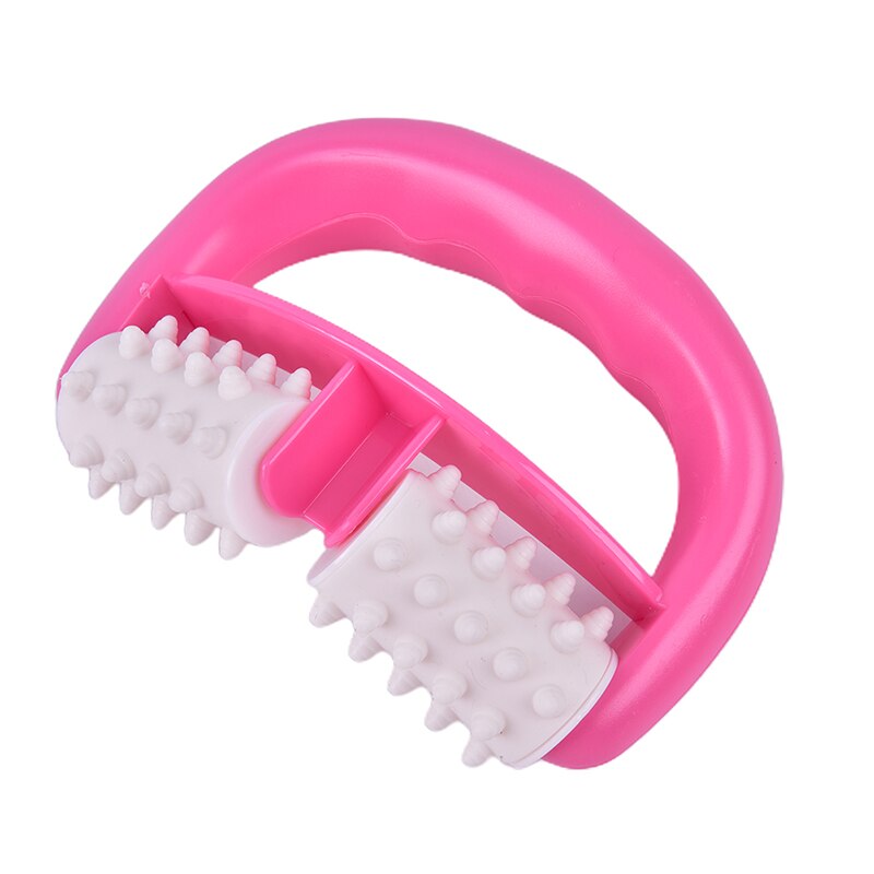 D-type roller vetcontrole roller massager cellulitis benen buik nek billen snel anti-cellulitis facelift gereedschap: Roos