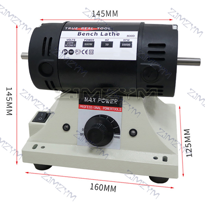 800 W Hochleistungs-Tischschleifer, elektrische Holzbearbeitung, Jade-Schnitzen, Poliermaschine, Schleifmaschine, 0,3–4 mm, flexibler Wellengriff