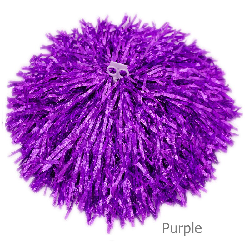 1 stks Cheerleading Pom Poms voor Voetbal Basketbal Wedstrijd Cheerleading pompons cheerleader cheerleading metallic pompom Blauw