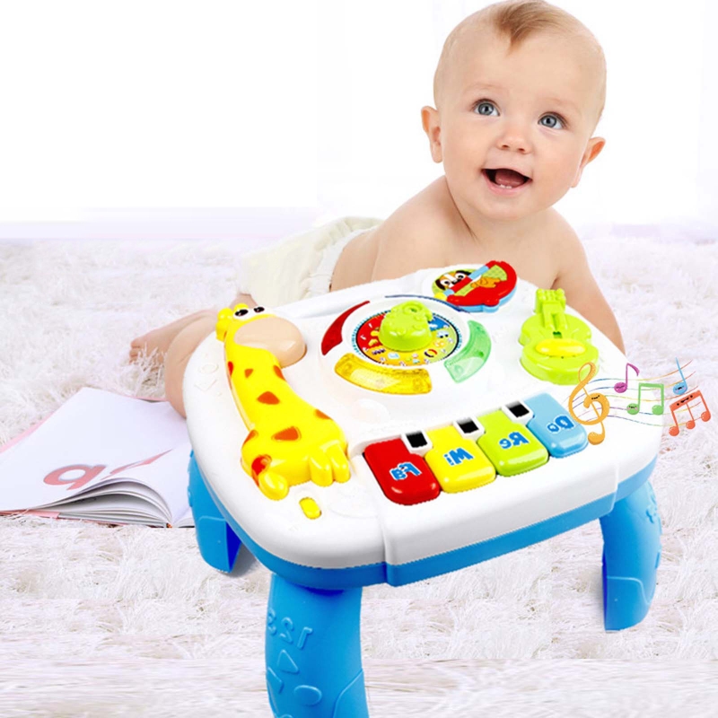 Infants Musical Instrument Learning Table Baby Animals Piano Educational Toys