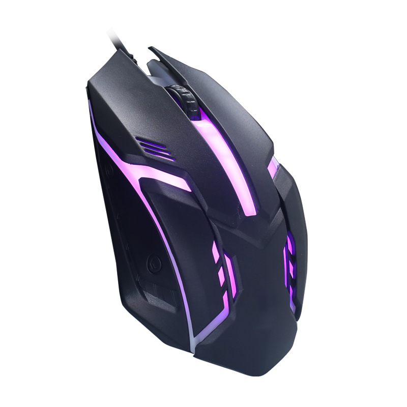 Gaming S1 Sport LED-lichtgevende bedrade muis met achtergrondverlichting USB-bedraad voor desktoplaptop Mute Office Computer Gaming Mouse: Default Title
