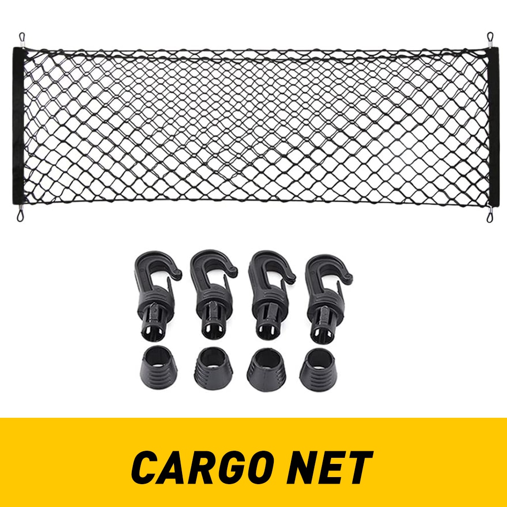 90X40Cm Auto-Styling Boot String Mesh Elastische Nylon Achter Back Cargo Trunk Organizer Bagage Netto houder Accessoires