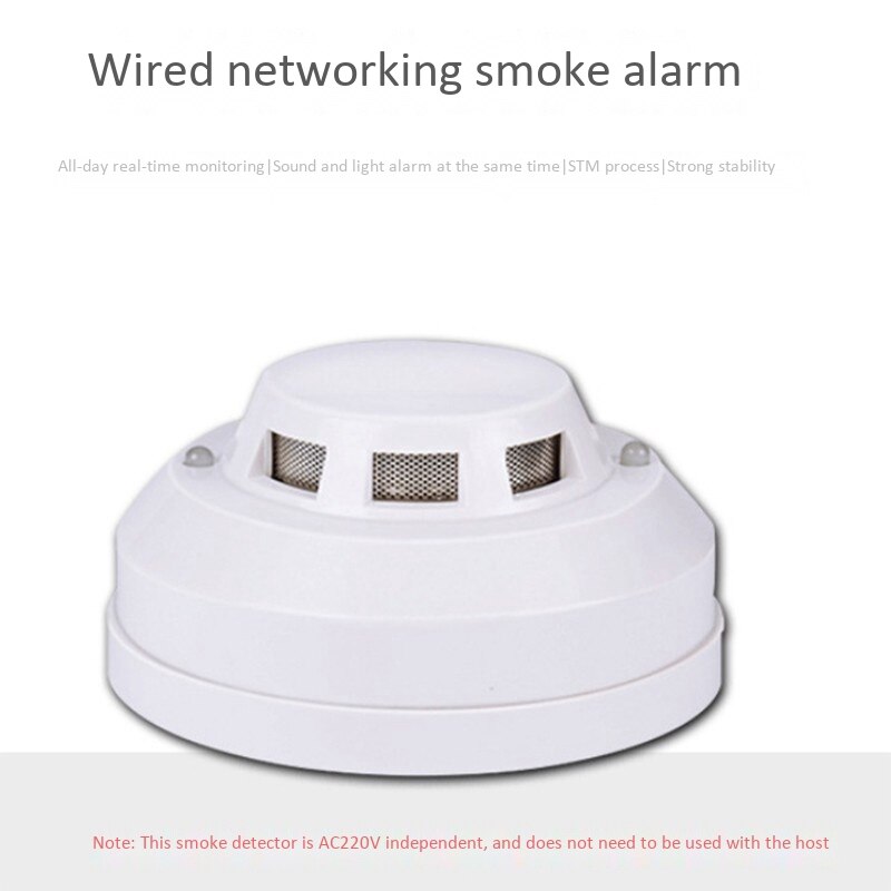 Wired Smoke Detectors Home Security Wired Alarms Automatic Recovery with Relay Output