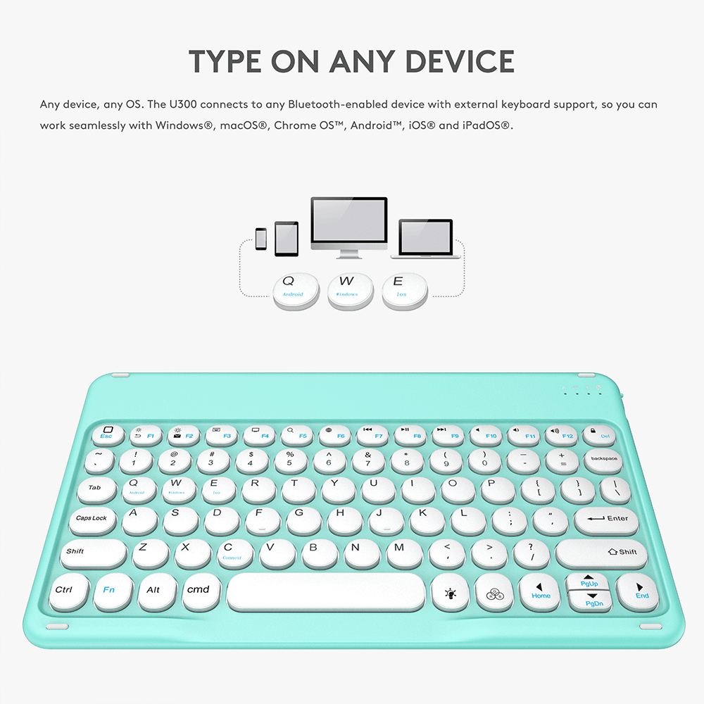 Bluetooth Keyboard Mouse French Arabic Spanish Teclado Sem Fio For Android Samsung Windows iPad Phone Tablet Wireless Keyboard