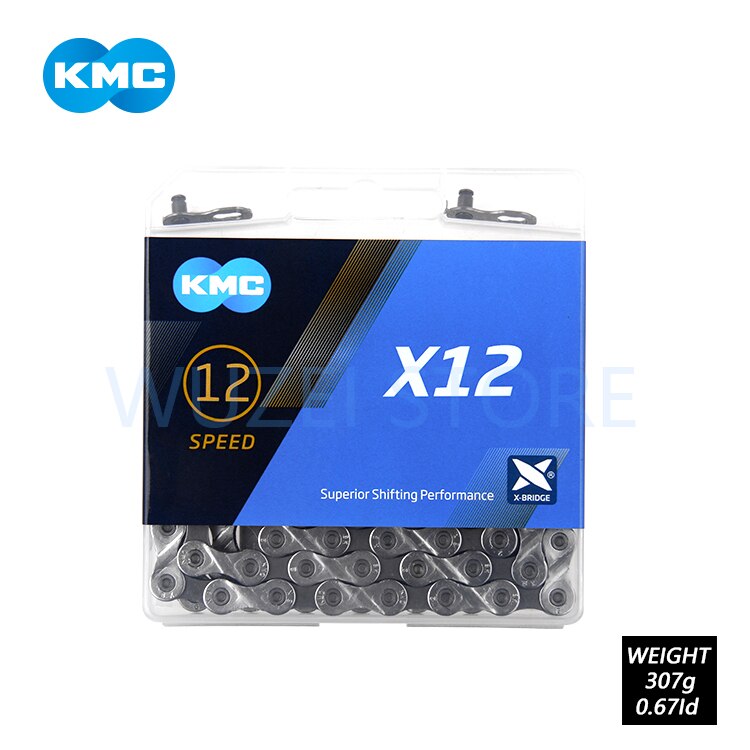 Original Boxed KMC Kette 8/9/10/11/12 Geschwindigkeit Kette X8 X9 X10 X11 X12 Z 8,3 X9L X11EL X11SL Gold/Silber MTB Rennrad Kette
