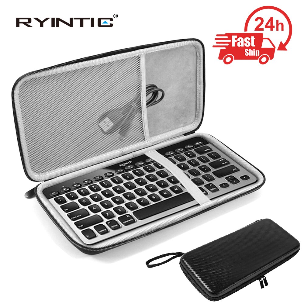2022 Draagbare Reizen Shockproof Storage Case Bag Cover Voor Logitech K810 K811 K380 Draadloze Bluetooth Toetsenbord Case Accessoires