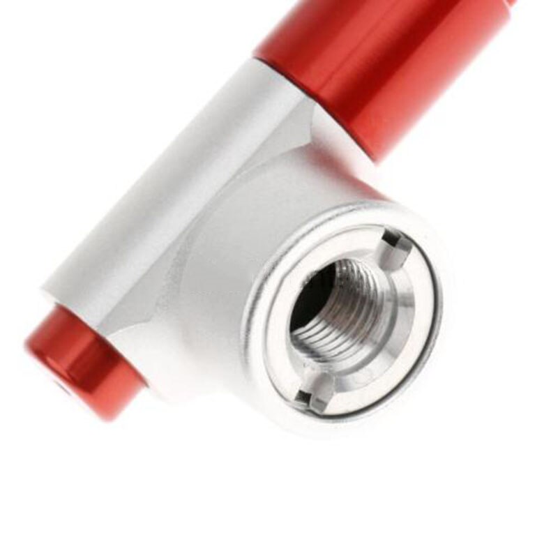 Portable CO2 Bicycle Tire Pump Bike Threaded Cycling Tyre Inflator Gadget Parts