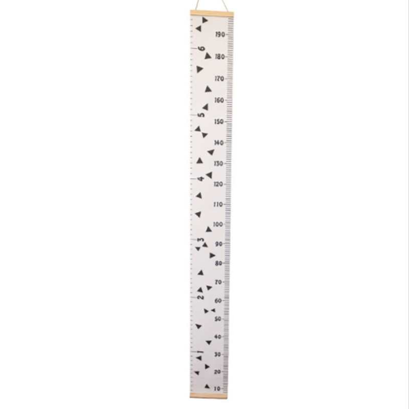 Children Height Ruler Wall Hanging Cartoon Pattern Height Measure Ruler for Kids Baby Growth Chart Table Home Wall Decor: Triangle