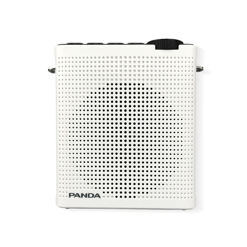 Panda K75 Tragbare Drahtlose Stimme Verstärker 2200mAh Megaphon mit Mic Lehre Förderung Mini Lautsprecher Unterstützung TF AUX USB: Weiß