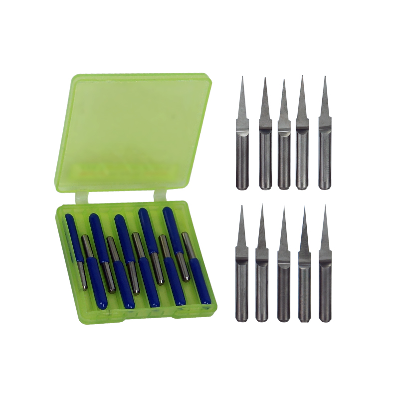 Fraiseuse 3D en carbure de tungstène, 1 pièce, mèche de gravure en forme de V, PCB 10/3.175 degrés, routeur CNC, tige 20/30