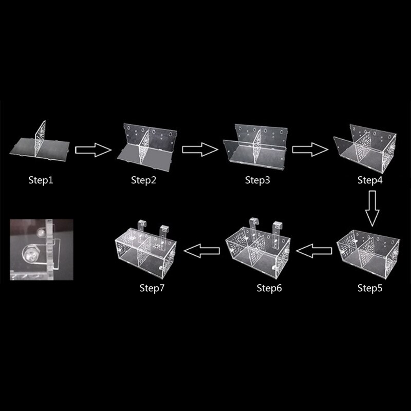Fish Tank Aquarium Box Small Fish Isolation Tank Tropical Fish Breeding Box Production Box Acrylic Aquarium Supplie
