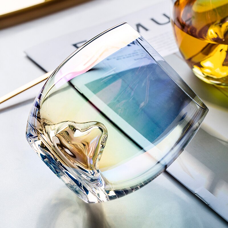 350ml/ farve glas netto rød ins vind isbjerg glas whisky vinglas drikkeglas husholdning blændende glas vand kop