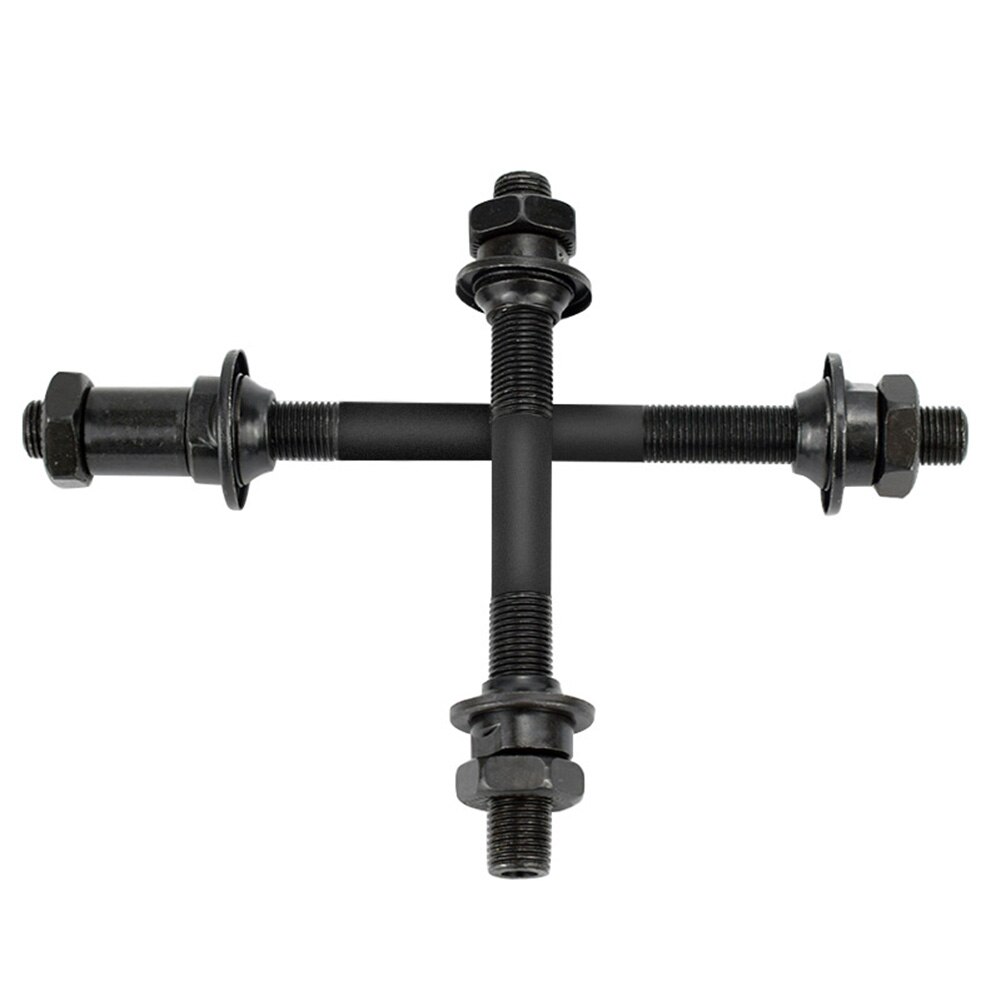 Front / Rear 108mm/144mm Bicycle Hub Axle Replacement Quick Release Hub Hollow Shaft Axle Adapter Carbon Steel