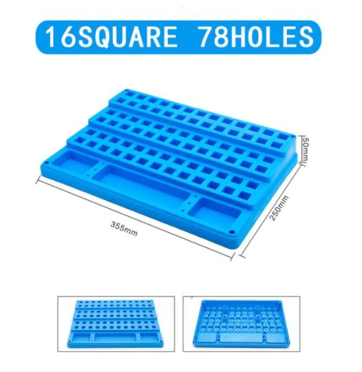 BT40 Tool Holder BT30 BT50 Storage Box Rack Milling Cutter Case Hard Plastic Tool Holder Organizer CNC Machining Center Tools: 3mm