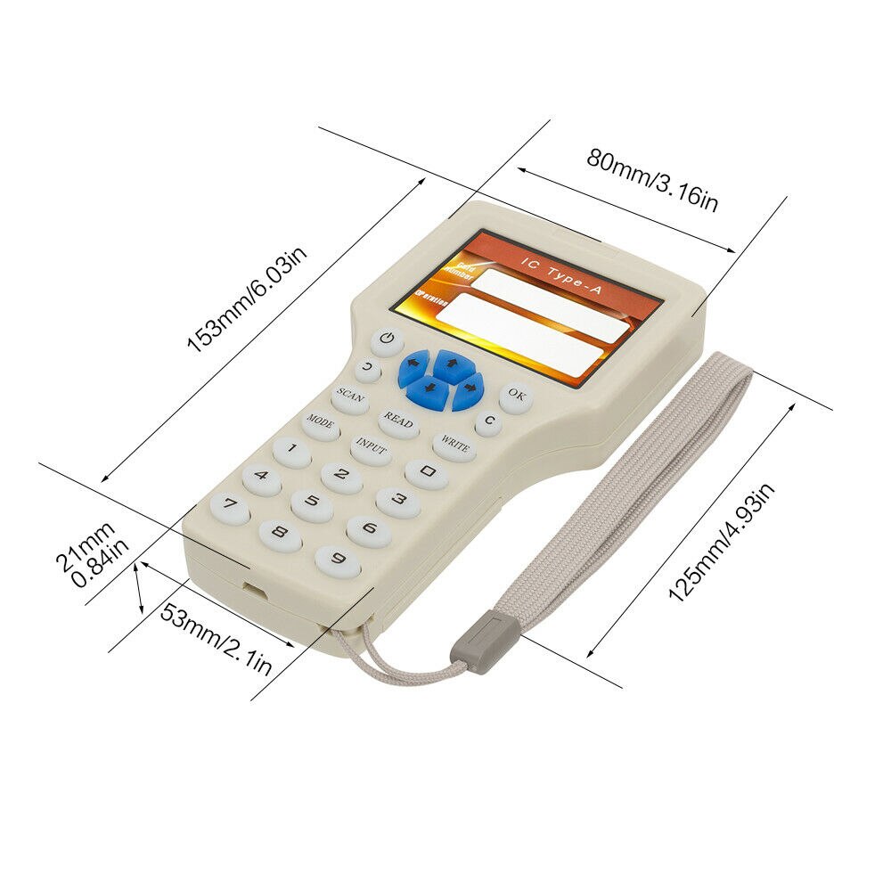 Copieur intelligent RFID 10 fréquence NFC | Graveur/lecteurs/duplicateur, 125KHz, programmateur USB 13.56MHz, porte-clés, lecteur de cartes, décodeur UID
