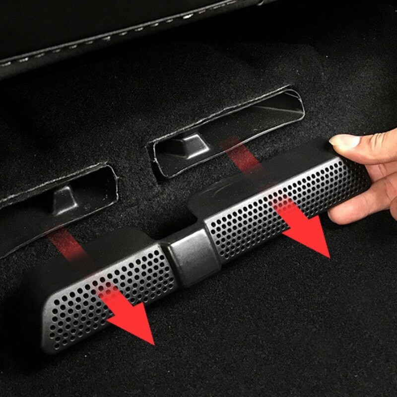 2PC Car Air Outlet Cover for Skoda Kodiaq - Back Seat Under Car Rear Seat Air Conditioning Vent Cover