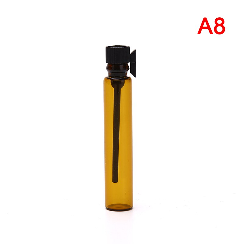 10pcs Perfume Small Sample Vials Bottle Empty Test Tube Trial Bottles: A8-10pcs