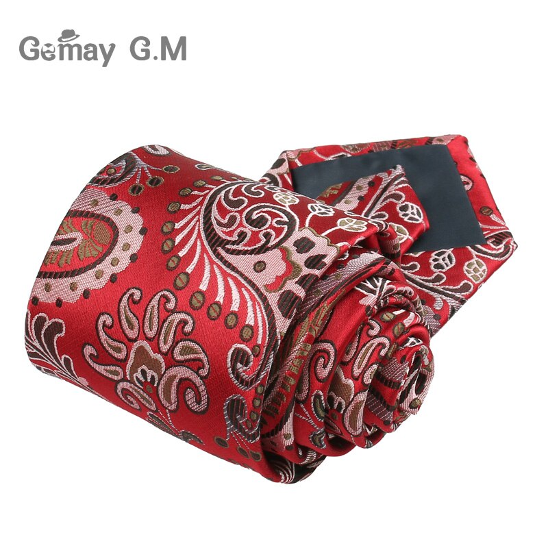 Casual Floral Ties Jacquard Classic Necktie For Men Suits Mens Business Neck Tie Cravats 8cm Width Groom Neckties