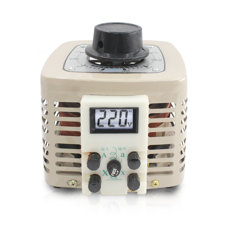 TDGC2-0.5KW AC Variable Digital Voltage Adjustable Regulator Transformer 2A 500w 220v Single-phase 0-250V Power Supplies